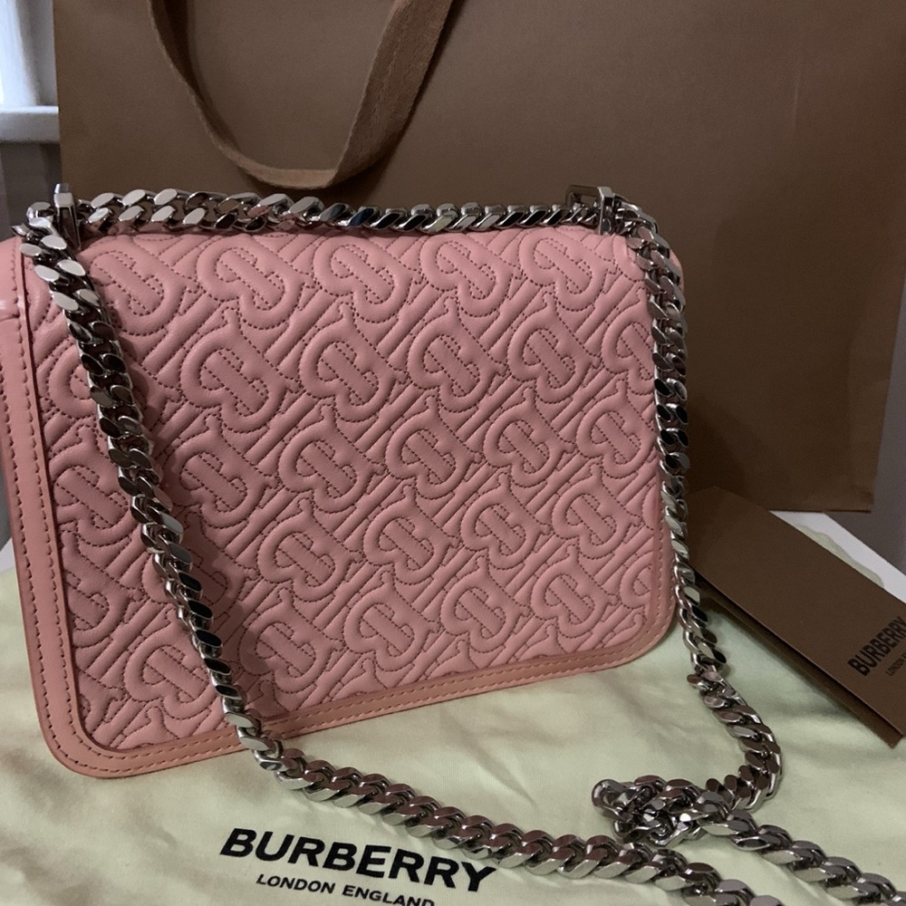 NWT Burberry TB monogram quilted purse - Picture 3 of 5